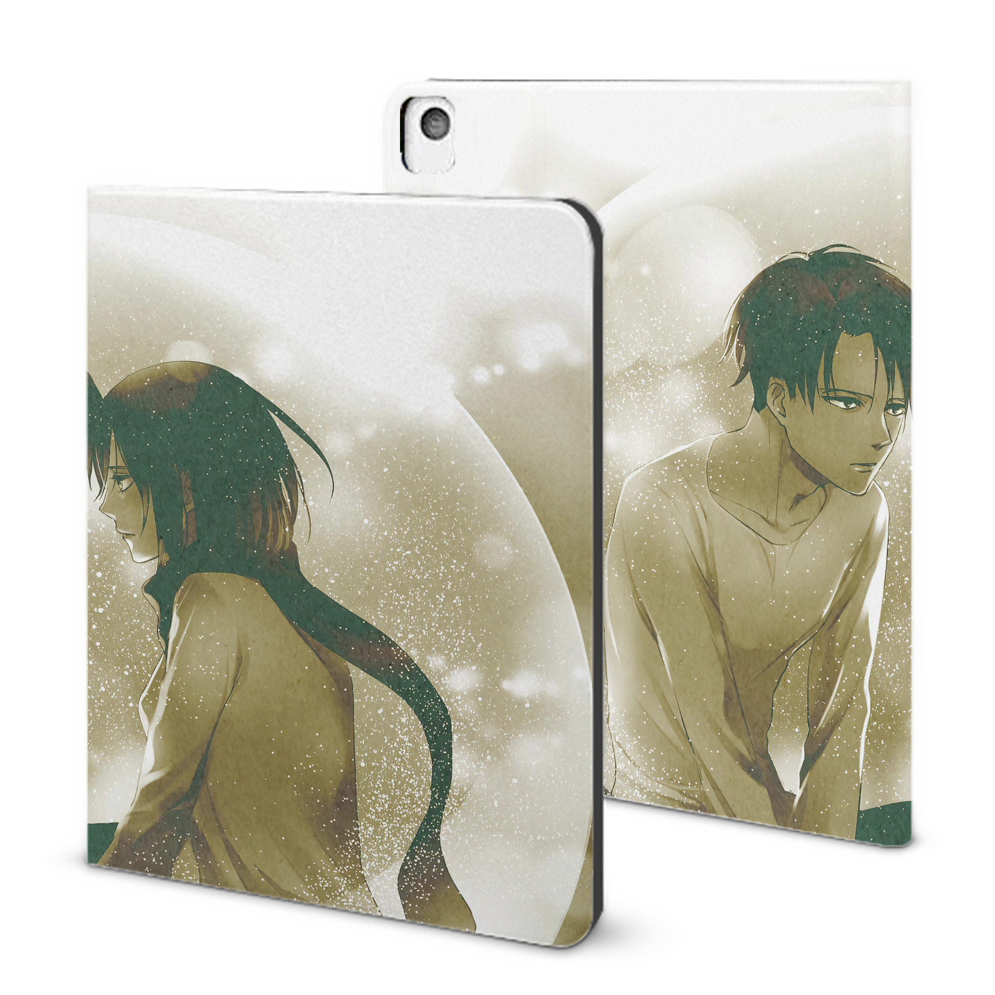（画像用） 進撃の巨人 Attack on Titan IPadケース ペンホルダー付き ブックスタイルデザイン